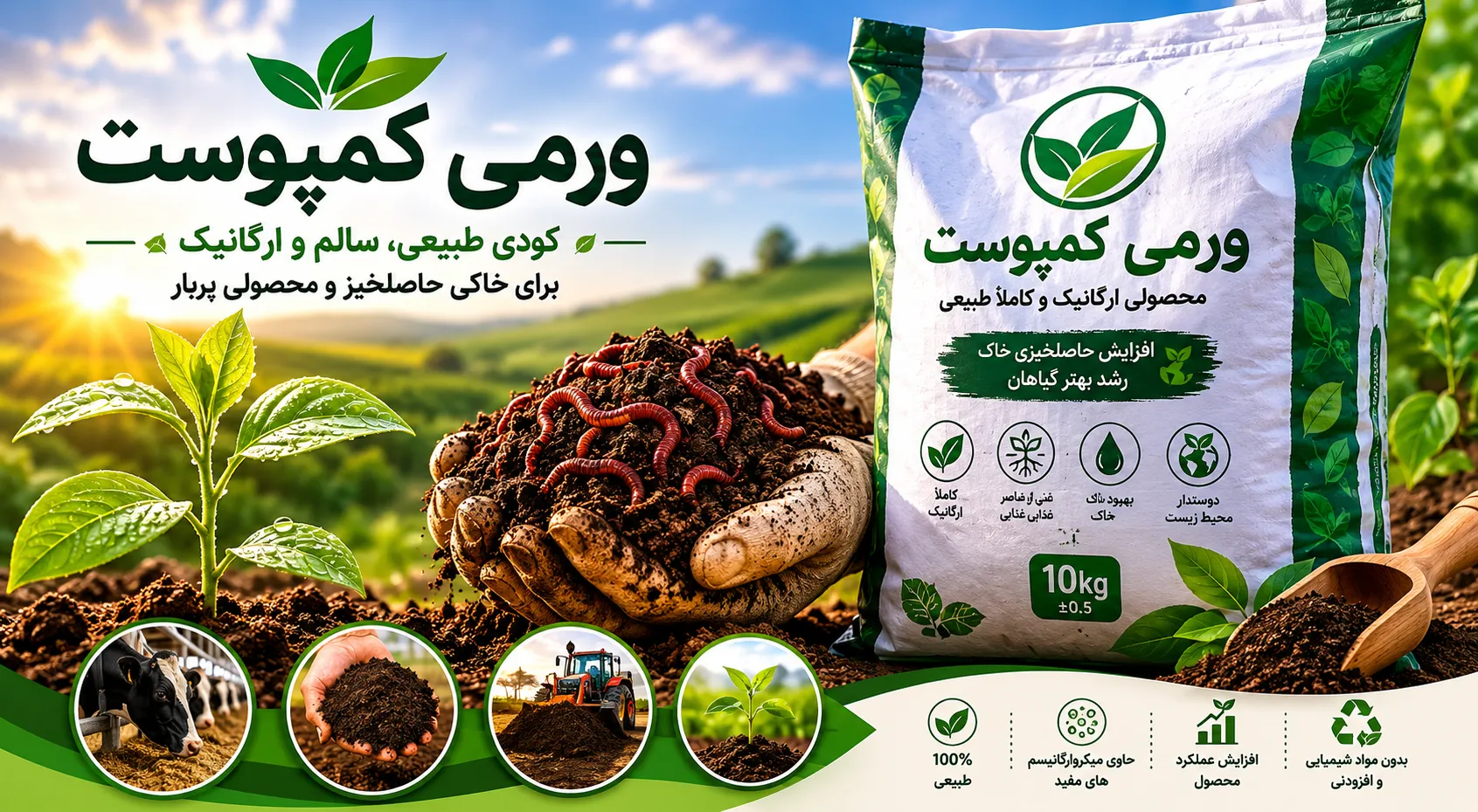 کودهای ورمی کمپوست