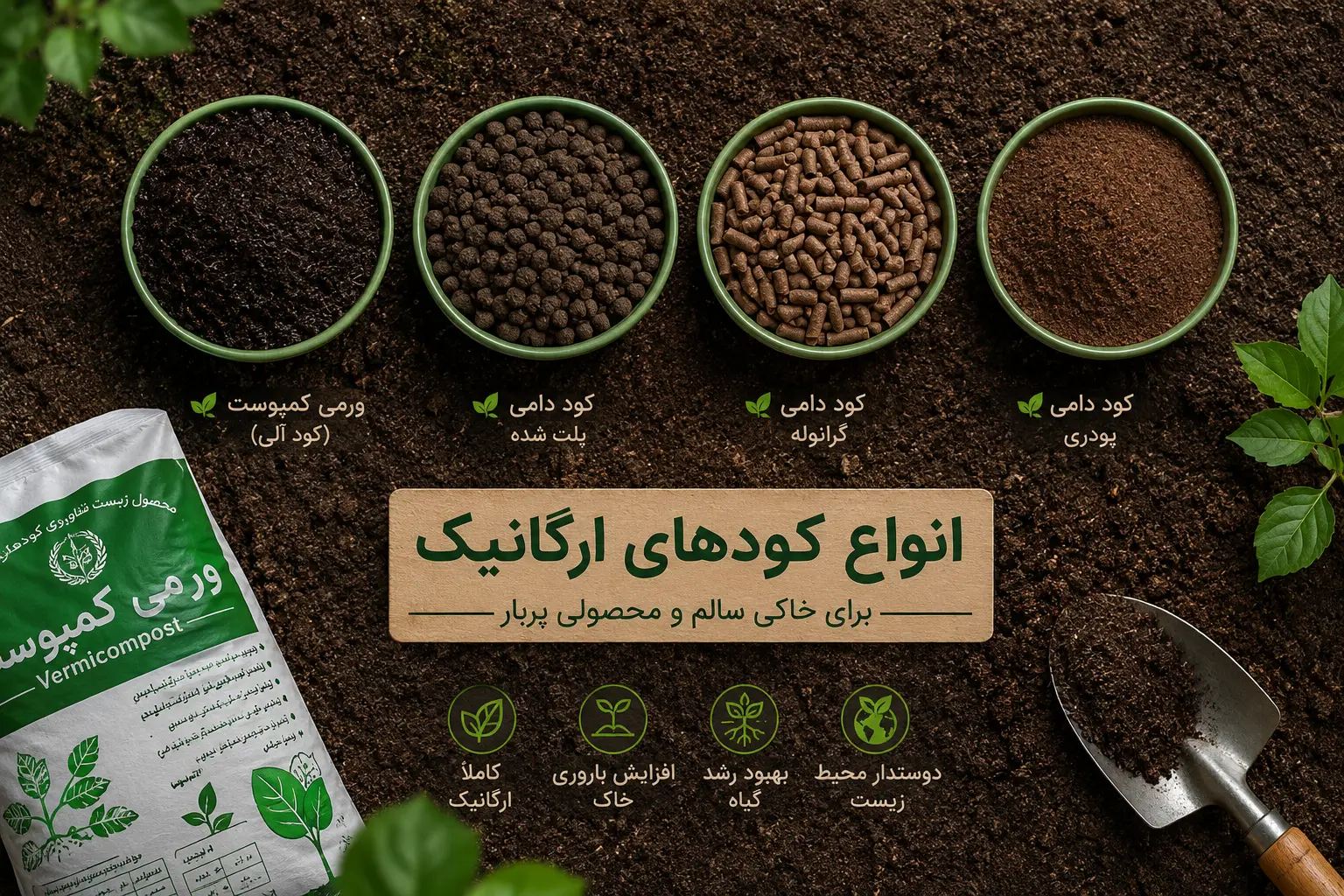 انواع کودهای کشاورزی